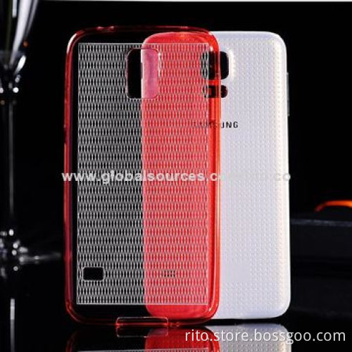 New Grid Design TPU Cellphone Case for Samsung Galaxy S5